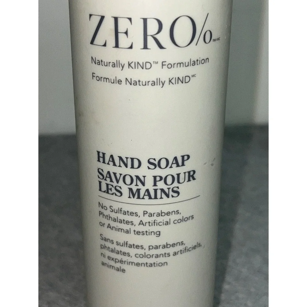 Zero% Set Of Body Lotion Hand Soap & Shower Gel 15 Fl Oz Each Naturally Kind